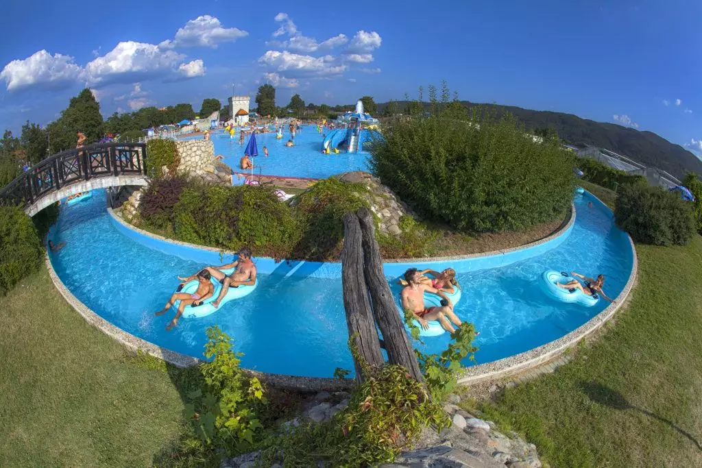 Počasna reka na Poletni termalni rivieri Terme Čatež